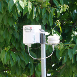 Geo-Konzept Weitreichende Wetterstation